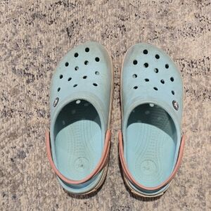 Kids Aqua Blue Clogs